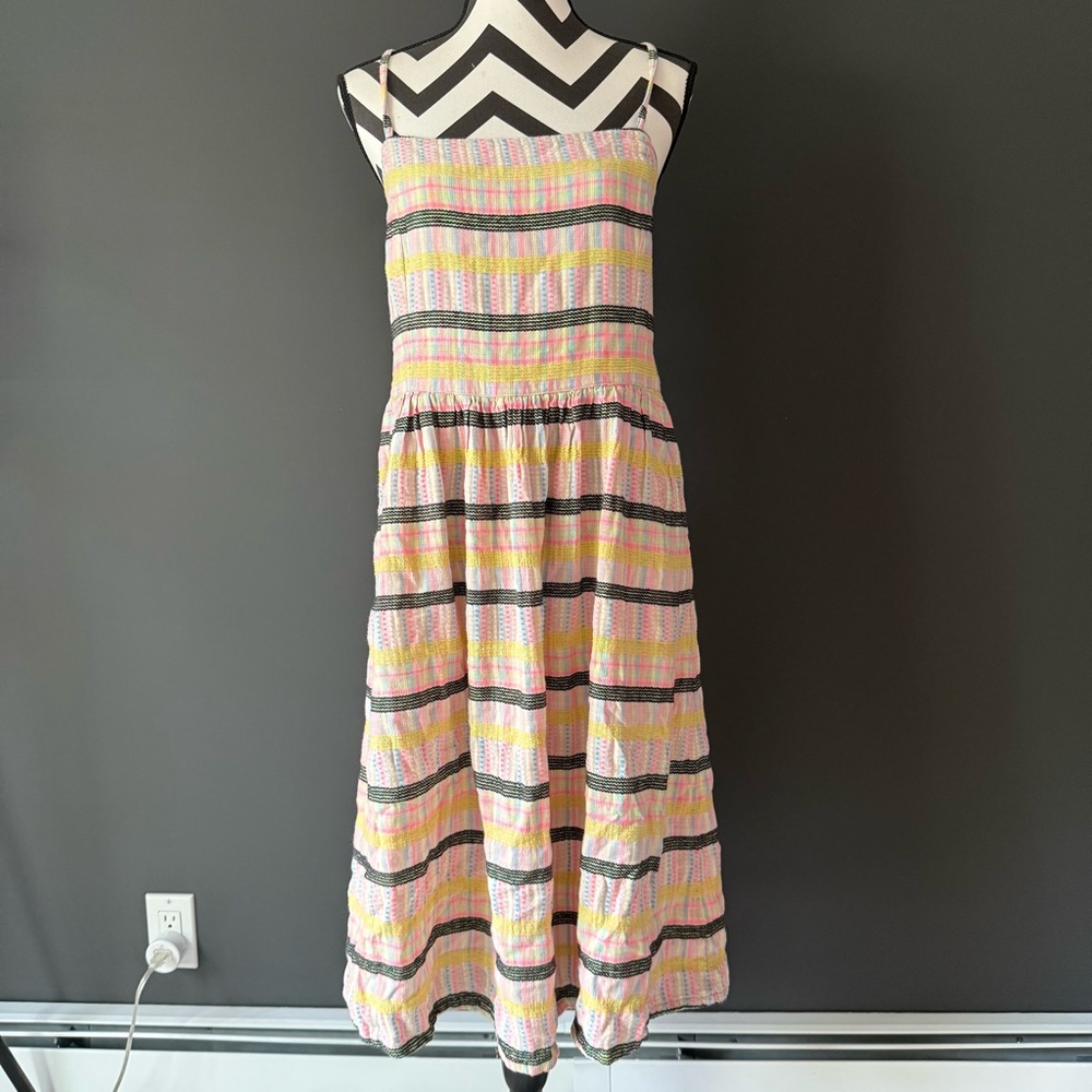 Ace & Jig Pink Black Sundress Sleeveless Maxi